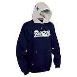 New England Patriots NFL "Helmet" Hooded Fleece Pullover (Navy)