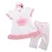 Select Size: Cupcake Tunic and Leggings Set by Mud Pie Baby (12-18 Months)