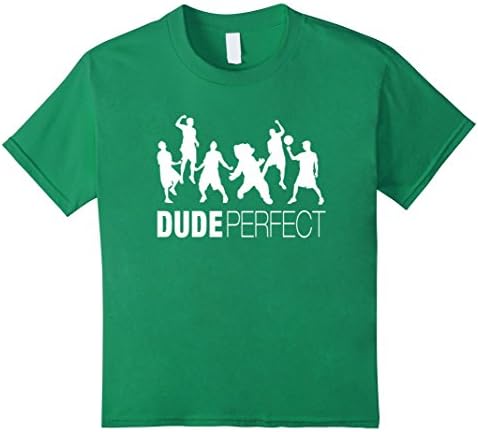 Kids Dude Trick Shots Perfect Funny Tee Shirt 10 Kelly Green