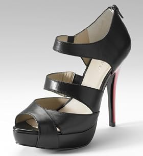 Autograph Leather Peep Toe Platform Shoes Marks and Spencer T022626
