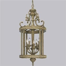 Thomasville Barcelona Creme Brulee 8 Candle Light Hall and Foyer Pendant by Progressive Lighting