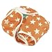 Tots Bots : Wrap PUL 2 Orange Star 18-40 lbs
