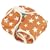 Tots Bots : Wrap PUL 2 Orange Star 18-40 lbs