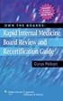 Own the Boards: Rapid Internal Medicine Board Review and Recertification Guide