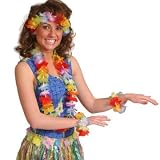 Aloha Luau Deluxe Silk Lei Set