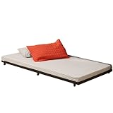 IMAGE OF Twin Roll-Out Trundle Bed Frame - Black