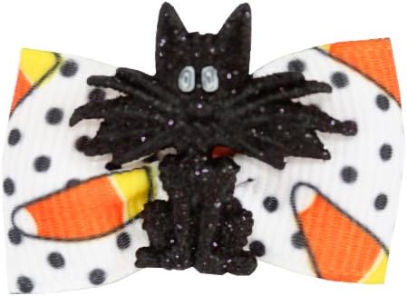 Hot Bows Candy Cat with a French Clip for Dogs