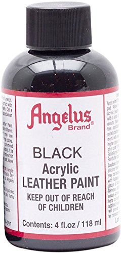 Angelus Acrylic Paint 4 Oz. (Black)