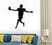 Wallmonkeys Football Silhouette Wall Decal Peel and Stick Graphic (12 in W x 12 in H) WM79230