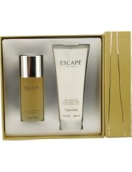 From Amazon.com. Click for details:
 Escape By Calvin Klein For Men Edt Spray 3.4 Oz & Aftershave Balm 6.7 Oz Escape By Calvin Klein For Men Edt Spray 3.4 Oz & Aftershave Balm 6.7 Oz