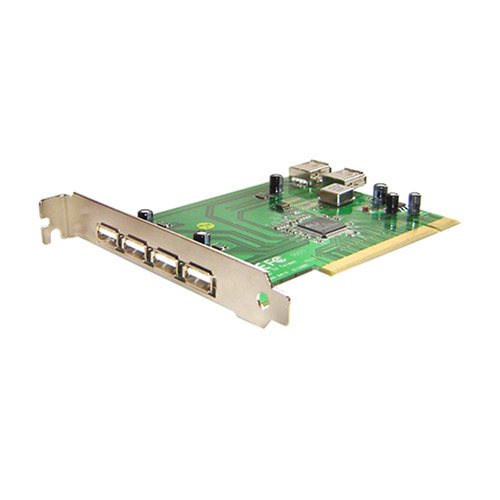 : USB 2.0 Hi Speed 6 Port PCI Adapter Expansion Card