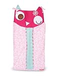 Zutano Owls Diaper Stacker, Pink