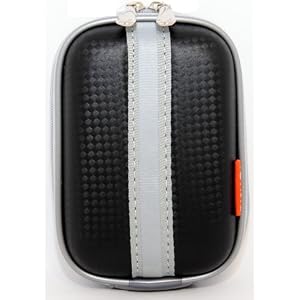 BOXIE ii Black Onyx Camera Case for Canon PowerShot, Sony CyberShot, Nikon Coolpix, Pentax Optio, Casio Exilim, Olympus Stylus and Panasonic Lumix - Eligible for FREE Super Saver Shipping