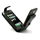 MCA Snow Portofolio Etui en cuir pour iPhone 4 ou 8 Go Noirpar MCA