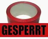 Produkt-Bild: BUDGET Packband Klebeband 50mmx66m, Aufdruck 'GESPERRT'
