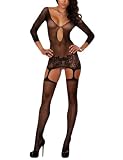 Dreamgirl Girls Istanbul Fishnet Garter Dress