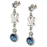 Milwaukee Brewers Crystal Logo Earrings