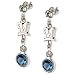 Milwaukee Brewers Crystal Logo Earrings