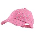 Torn Sequin Cap - Pink W31S61A