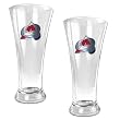 Colorado Avalanche 2pc 19oz Pilsner Glass Set - Primary Logo NHL Hockey