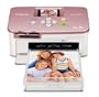 Canon Selphy CP760 Photo Printer (Pink) + Canon Deluxe Leather Case + Transcend 4GB SDHC Secure Digital Card