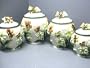 BUTTERFLY 3-D Butterflies Canisters Set of 4 *3D & NEW*