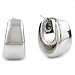 18K Polished Oval Hoop Earrings