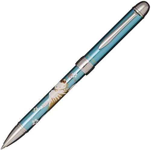 Sailor Hello Kitty Grace Makie(japan) 3 Mount Fuji (2-color Ballpoint Pen + Mechanical Pencil) Metal Blue (Japan Import)