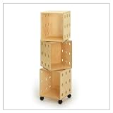 Perf Boxes - 3 Stack With Casters