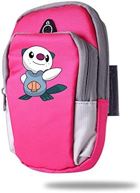 Oshawott Egg Convenient Unisex Outdoor Portable Sports Climbing Arm Bags Red