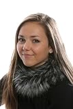 Black Sable Fur Scarf Faux Fur Scarf Scarves Muffler