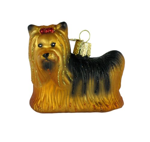 Old World Christmas Yorkie Ornament Old World Christmas Yorkie Ornament