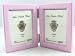 American Made Wallets | Handmade Wallets - 2 Way Wallet Sized Frame Set- Great for Twins (Pink Pink)