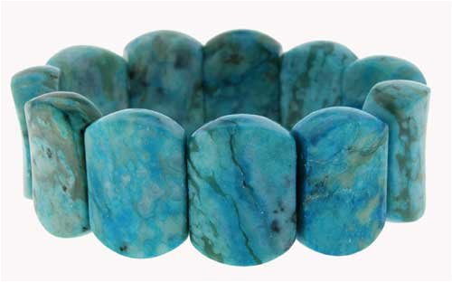 Buy Thick Cushion Bracelet - Turquoise Jasper online at Discounted New and Used prices. Delivered to your door with Off-The-Bookshelf.