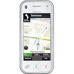 Nokia N97 mini Smartphone (UMTS, WLAN, GPS, 5 MP, Ovi Karten, QWERTZ-Tastatur) white inkl. Car-Kit