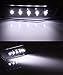 ModifyStreet Euro Black Side Marker White LED for 03-07 Infiniti G35 Coupe
