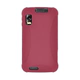 Amzer Silicone Skin Jelly Case for Motorola ATRIX 4G MB860 - Maroon Red