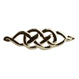 Image of 9ct Yellow Gold Celtic knot brooch
