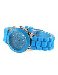 YKS Unisex Geneva Silicone Jelly Gel Quartz Analog Sports Wrist Watch watches gift for women men lady ladies girl