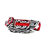 Animal Print Womens Waist Bag in Choice of Giraffe or Zebra Prints