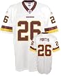Men`s Washington Redskins #26 Clinton Portis Road Replica Jersey