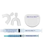 Watts Power White Optimized Professional 35% Teeth Whitening Kit with NEW FCP Enamel Booster Gels Plus Teeth Trays
