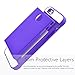 iPhone 6S Plus Case, iPhone 6 Plus Case, MagicMobile Hybrid Hard Protective Slim Durable Case for Apple iPhone 6S Plus / 6 Plus (5.5') Dual Layer [TPU + Hard PC] Armor Cute Cover - Purple - Purple