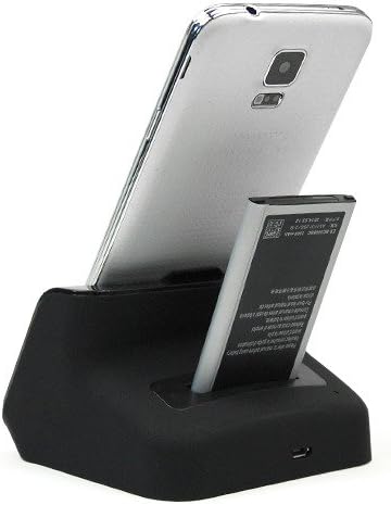 Anpower Dual Battery Charging Dock Charger Cradle Station Battery Charger Holder For Samsung Galaxy S5 SV i9600