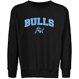 Buffalo Bulls Youth Black Logo Arch Crew Neck Fleece Sweatshirt