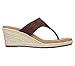 Skechers Cali Women's Monarchs Glitterati Wedge Sandal,Bronze,8 M US