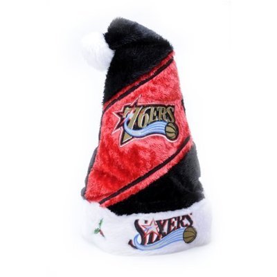 Philadelphia 76ers Santa Claus Christmas Hat - NBA Basketball