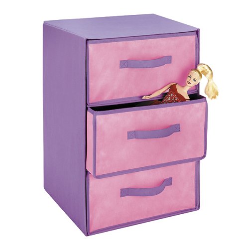 Childrens Toyshop  Toys : Whitmor 3-Drawer Chest - Pastel