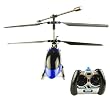 (Blue) Skytech M2 3 Channel Metal Remote Controlled Indoor Helicopter Built-in Gyroscope