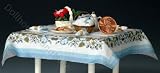 Miniature Blue Butterfly Tablecloth Kit by Lindee's Little Linens